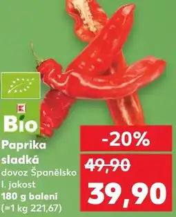 Kaufland Paprika sladká nabídka