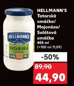 Kaufland HELLMANN'S Tatarská omáčka/ Majonéza/ Salátová omáčka nabídka