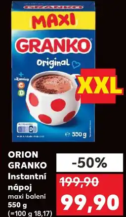 Kaufland ORION GRANKO Instantní nápoj nabídka