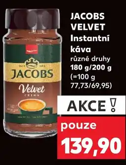 Kaufland JACOBS VELVET Instantní Κάνα nabídka
