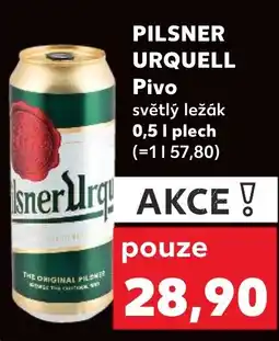 Kaufland PILSNER URQUELL Pivo světlý ležák nabídka