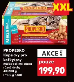 Kaufland PROPESKO Kapsičky pro kočky/psy nabídka