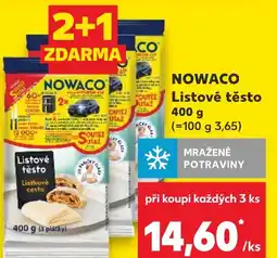 Kaufland NOWACO Listové těsto nabídka