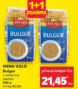 Kaufland MENU GOLD Bulgur nabídka
