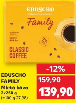 Kaufland EDUSCHO FAMILY Mletá káva nabídka