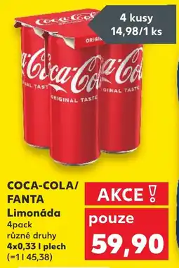 Kaufland COCA-COLA/ FANTA Limonáda nabídka