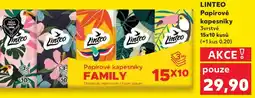 Kaufland LINTEO Papírové kapesníky nabídka