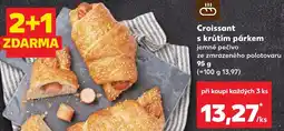 Kaufland Croissant s krůtím párkem nabídka