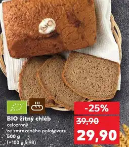 Kaufland BIO žitný chléb nabídka