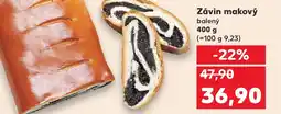 Kaufland Závin makový balený nabídka