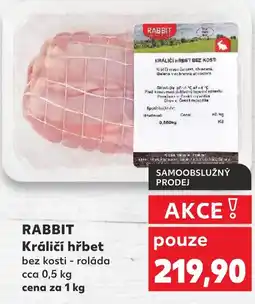 Kaufland RABBIT Králičí hřbet nabídka