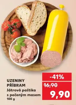 Kaufland UZENINY PŘÍBRAM Játrová paštika s pečeným masem nabídka