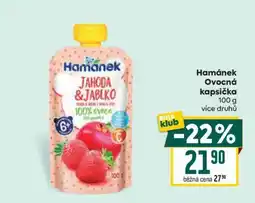 Billa Hamánek ovocná kapsička nabídka