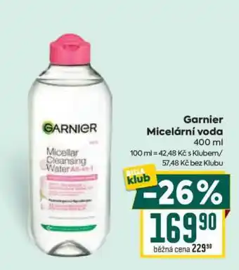 Billa Garnier micelární voda nabídka