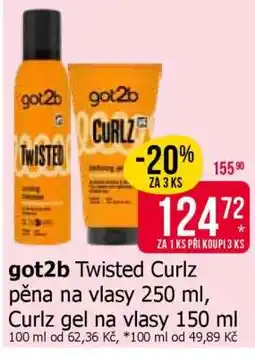 Teta got2b Twisted Curlz nabídka