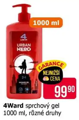 Teta 4ward sprchový gel nabídka