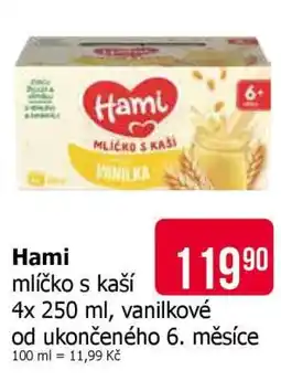 Teta Hami Mlíčko s kaší nabídka
