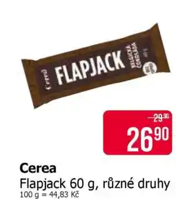 Teta Cerea Flapjack 60 g, různé druhy nabídka