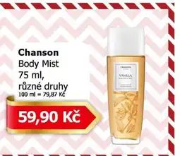 Teta Chanson Body Mist nabídka