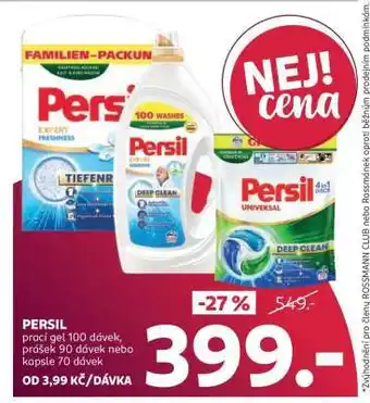 Rossmann PERSIL nabídka