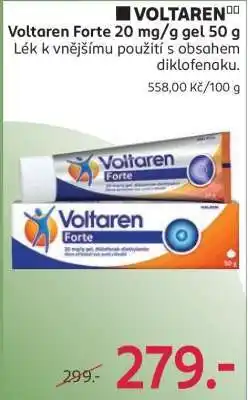 Rossmann VOLTAREN FORTE 20 MG/G GEL 50 G nabídka