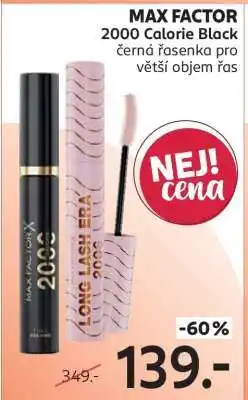 Rossmann MAX FACTOR 2000 Calorie Black nabídka
