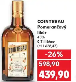 Kaufland COINTREAU Pomerančový likér nabídka