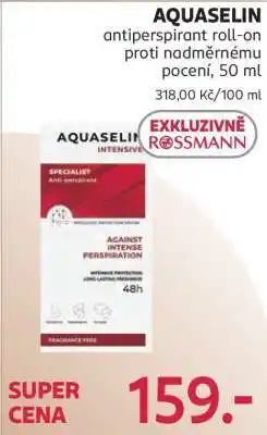 Rossmann AQUASELIN nabídka