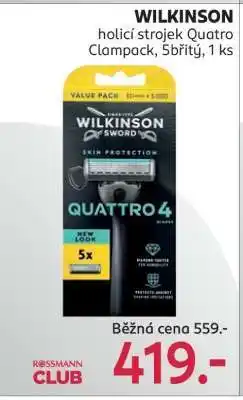 Rossmann Wilkinson nabídka