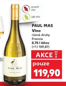 Kaufland PAUL MAS Víno nabídka
