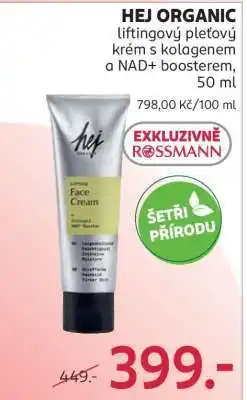 Rossmann HEJ ORGANIC nabídka