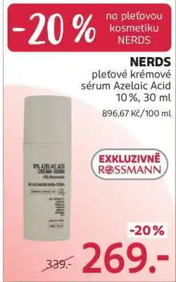 Rossmann Nerds nabídka
