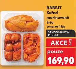 Kaufland RABBIT Kuřecí marinované trio nabídka