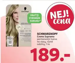 Rossmann SCHWARZKOPF Creme Supreme nabídka