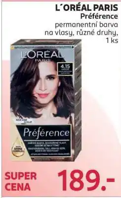 Rossmann L'ORÉAL PARIS PRÉFÉRENCE nabídka