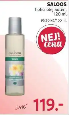 Rossmann SALOOS holicí olej Satén, 120 ml nabídka