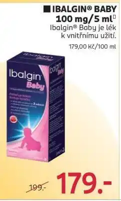 Rossmann IBALGIN BABY 100 mg/5 ml nabídka