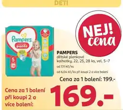 Rossmann Pampers nabídka
