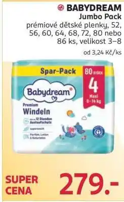 Rossmann BABYDREAM Jumbo Pack nabídka