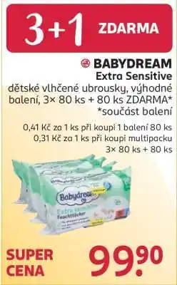 Rossmann BABYDREAM Extra Sensitive nabídka