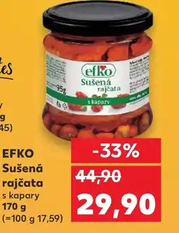 Kaufland EFKO Sušená rajčata s kapary nabídka