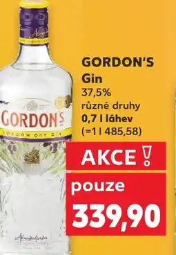 Kaufland GORDONS Gin nabídka