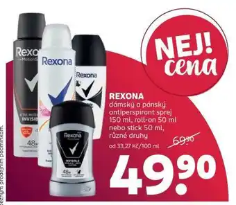 Rossmann Rexona nabídka