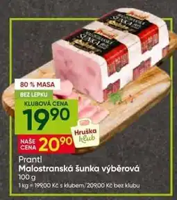 Hruška Prantl Malostranská šunka výběrová nabídka