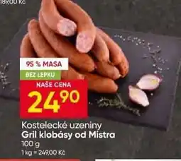 Hruška Kostelecké uzeniny Gril klobásy od mistra nabídka