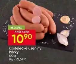 Hruška Kostelecké uzeniny Párečky nabídka