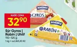 Hruška Sýr Gyros, Rabín, Uhlíř nabídka