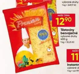 Hruška TĚSTOVINY BEZVAJEČNÉ nabídka