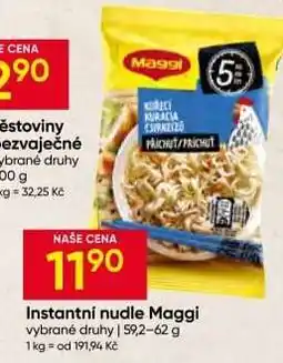 Hruška INSTANTNÍ NUDLE MAGGI nabídka