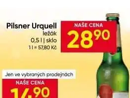 Hruška Pilsner Urquell nabídka